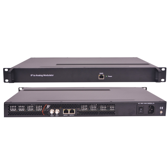 CATV 1U NTSC PAL 32-in-1 IP to RF Analog Modulator for FTTH Use