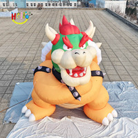 Tortue dragon gonflable de dessin animé de modèle de Bowser d'explosion de publicité d'événement extérieur avec le ventilateur