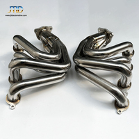 Collecteur d'échappement JTLD High Flow Performance Race Sport Long Tube pour Chevrolet Corvette C8 6.2 2020 + Header