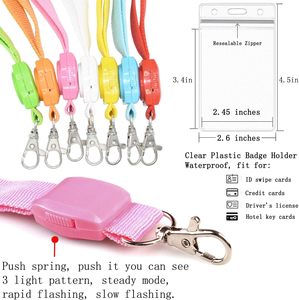 Promotional <b>Lighting</b> Flashing LED Lanyard Luminous Lanyards Glowing LED Necklace - Product Image 5