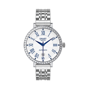 Reloj Inteligente HD36 para Mujer, Pantalla AMOLED, Correa de Acero Inoxidable 2026, IP67, Esfera con Diamantes, Monitor de Frecuencia Cardíaca, Presión Arterial y Oxígeno - Product Image 4