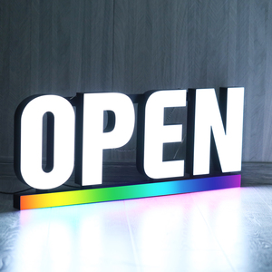 Insegna LED Neon Personalizzata con Scritta 'OPEN' DC12V per Supermercati, Hotel, Negozi, Uso Esterno e Interno - Product Image 5