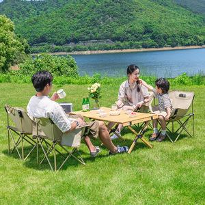 Chaise pliante d'extérieur portable pour pique-nique, camping, maison, loisirs, parc, pêche, avec dossier, en tissu Oxford et acier inoxydable, pour atelier - Product Image 4