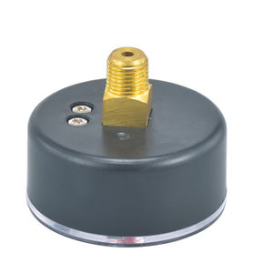 เกจวัดความดันพลาสติกด้านหลังพร้อมตัวชี้สีแดงหลอดบูร์ดอนเครื่องวัดความดันลม0-10บาร์ - Product Image 5