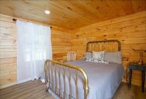 80 ㎡ Cabaña de troncos con cocina abierta Sala de estar Dormitorio privado <span class=keywords><strong>Loft</strong></span> de un dormitorio - Product Image 5