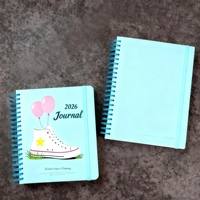 Journal d'organisation minimaliste personnalisé, carnet d'inspiration avec impression