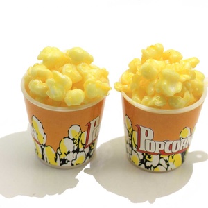 Venta al por mayor 50PCS palomitas de maíz 1:6 escala palomitas de maíz cubo para casa de muñecas que comida decoración foto Prop juguetes para los niños - Product Image 1