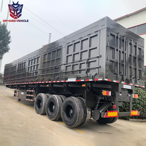 Mejor precio 120 toneladas 3/4/5/6 ejes volquete lateral semirremolque volquete lateral remolques - Product Image 5