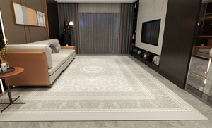 Tapis en laine tissés à poils longs modernes Wilton - Product Image 3