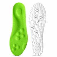 Semelles orthopédiques 4D confort nuageux, amorti en mousse à mémoire de forme, soutien de la voûte plantaire, antidérapantes, lavables, unisexe, pour soulager la douleur au pied