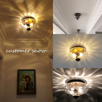 Luminaires de plafond LED créatifs et modernes en fer et verre, alimentés par courant alternatif, pour salon, avec garantie de 3 ans, durée de vie de 50 000 heures