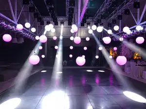 Câu Lạc Bộ Đêm Bar Nội Thất Led Nâng Bóng Lượn Sóng Trần Ánh Sáng Đám Cưới Nâng Kinetic Dance Ball Light