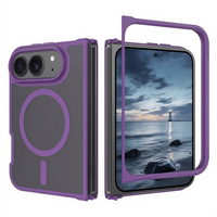 Étui de téléphone magnétique pliable de qualité supérieure pour iPhone 18 Fold, ultra fin, mat, doux au toucher, antichoc, protection intégrale