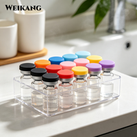 Capuchon de flacon en silicone, couvercle anti-poussière pour flacon de sérum de 3 ml et 5 ml, emballage cosmétique pour ampoules