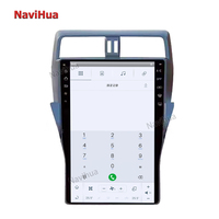 NaviHua 13.6 pouces autoradio pour Tesla Ekran Toyota Prado 2018 écran vertical Android voiture lecteur DVD multimédia GPS Navigation