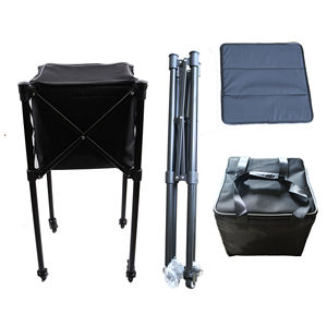 Panier de balles de Tennis pliable, en aluminium, avec roues, 180 pièces - Product Image 1