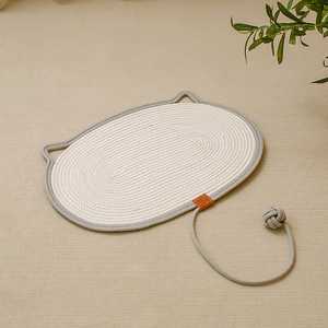 Cotton rope cat <b>scratch</b> mat, anti-<b>scratch</b> and wear-resistant dog mat, cooling mat, sleeping mat, integrated pet mat, cat bed, - Product Image 4