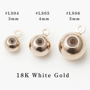 ลูกปัดทองคำบริสุทธิ์18K 14K 10K น้ำหนักเบาสำหรับทำเครื่องประดับ - Product Image 3
