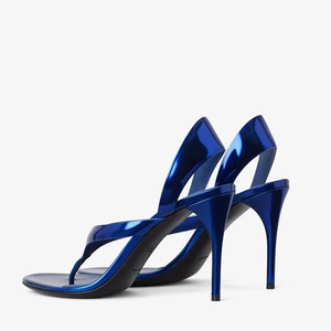 Large Size 46 Women <b>Clip</b> Toe Sandals Big Feet Party Dress Stiletto High Heels Shoes Wide Fit Back Strap Pumps - Product Image 4