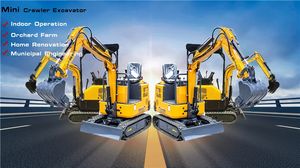 Petite pelle hydraulique de 2 tonnes Mini pelle sur chenilles - Product Image 5