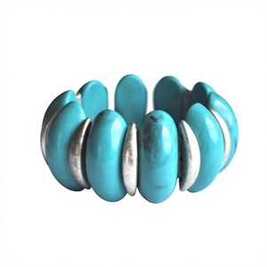Bracelets en résine d'agate violette de haute qualité, faits à la main, colorés, fantaisie, vintage, élégants, bijoux unisexes, cadeaux pour mariages et fêtes - Product Image 5