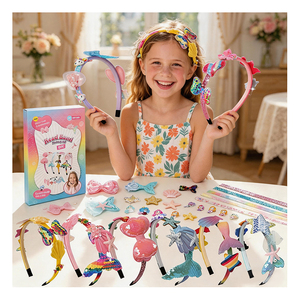 Wholesale Headband Design Set Girls Butterfly Wings Gems <b>Stickers</b> Flower Decoration Craft Supplies Present <b>Pack</b> - Product Image 2