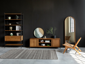 Mueble de TV de Madera Maciza de Teca, Tamaño Personalizable, Diseño Moderno con 5+ Cajones para Sala de Estar y Uso en Hoteles - Product Image 2