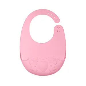 Free Sample Waterproof Easy To Clean Dinosaur Shape Silicone Baby Bibs China Wholesale Low Price Baby Silicone Bibs