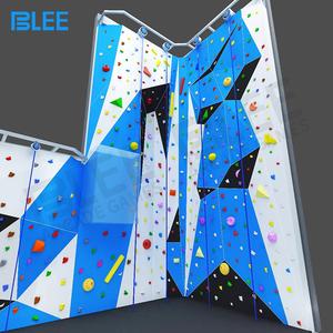 Customized Indoor Sport Amusement Park Kids And Adults Rock Climbing Wall For Sale
