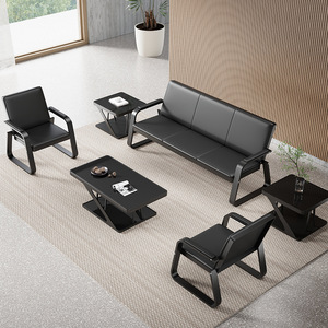<span class=keywords><strong>Sillas</strong></span> de <span class=keywords><strong>Espera</strong></span> para Salón de Belleza, Muebles con Estructura Metálica, Tres Asientos, <span class=keywords><strong>Sillas</strong></span> de <span class=keywords><strong>Espera</strong></span> de Cuero para Salón de Peluquería - Product Image 5