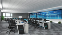 Tables métalliques Kesino pour centres de données, bureaux de contrôle, entrepôts et mobilier de bureau