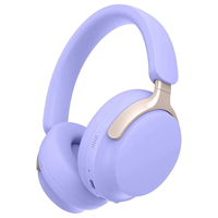 Casque sans fil pliable supra-auriculaire pour jeux avec contrôle du volume intégré pour PC, téléphone et ordinateur portable