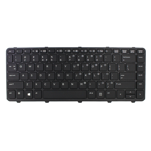 440 G1 English Laptop Keyboard for PROBOOK 440 G0/G1/445 G1 US Layout Backlit Black Plastic 180 Days Warranty