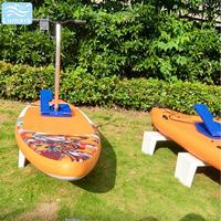 Vélo aquatique à pédales Stand Up, grand tapis flottant plat SUP, monoplace, profilé, facile à ranger, pour hôtel, de Lumark (Chine), en stock