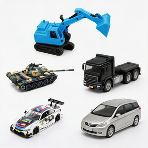 Set <span class=keywords><strong>de</strong></span> Modelos <span class=keywords><strong>de</strong></span> Vehículos <span class=keywords><strong>de</strong></span> Juguete Fundidos a Presión: Camiones Monstruo, Excavadoras <span class=keywords><strong>de</strong></span> Demolición, Montacargas, Hayabusa con Arranque, Vehículo Refrigerado Vilfire, Escala 1/64 - Product Image 2