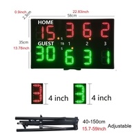 Tableau de score numérique LED YIZHI pour jeux de tennis de plage en extérieur, compteur de points, pour terrains de padel intérieurs, clubs et événements