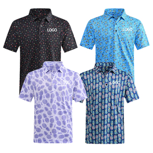 OEM Vêtements de travail en polyester avec logo brodé et coupe ajustée de haute qualité pour hommes, t-shirts de golf, polos - Product Image 5
