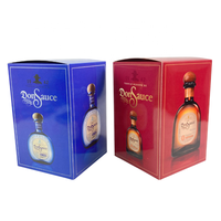 Boîte à fleurs créative personnalisée pour bouteille de vin, pour sacs découpés de 3,5 g, boîtes en papier personnalisées avec votre propre logo