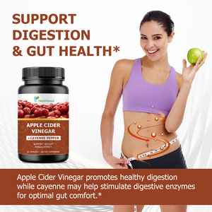Hot Sale Apple Cider Vinegar Capsules Contains Apple Cider Vinegar Powder Convenient Digestive Support Adult Digestive Capsules - Product Image 6