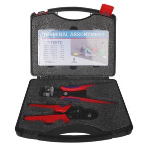 Bornes de câblage industrielles <span class=keywords><strong>VE</strong></span> en cuivre étamé (AWG 22-10) – Kit de connecteurs tubulaires isolés à broches - Product Image 2
