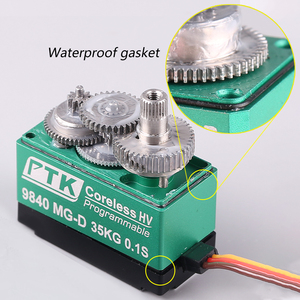 PTK 9840 TG-D 8.4V มอเตอร์ไร้แปรงถ่านแรงดันสูงแบบดิจิตอล 35 กก. พร้อมแขนสำหรับอุปกรณ์เสริมโดรน ผลิตจากแม่พิมพ์ส่วนตัว ผลิตในจีน - Product Image 5