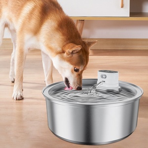 Sinh Thái Thân Thiện Với 8L Lớn #304 Thép Không Gỉ Không Dây Máy Bơm Nước Tự Động Thông Minh Pet Mèo Uống Đài Phun Nước Con Chó Trung Chuyển Nước - Product Image 1