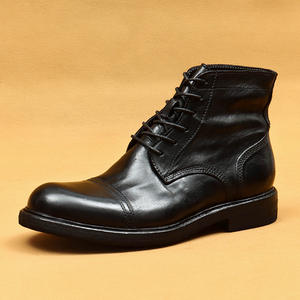 Botas Clásicas Formales de Piel Genuina Impermeables hasta la Rodilla para Otoño - Diseño de Lujo, Ligeras, Cómodas y Cálidas para Caminar - Product Image 2