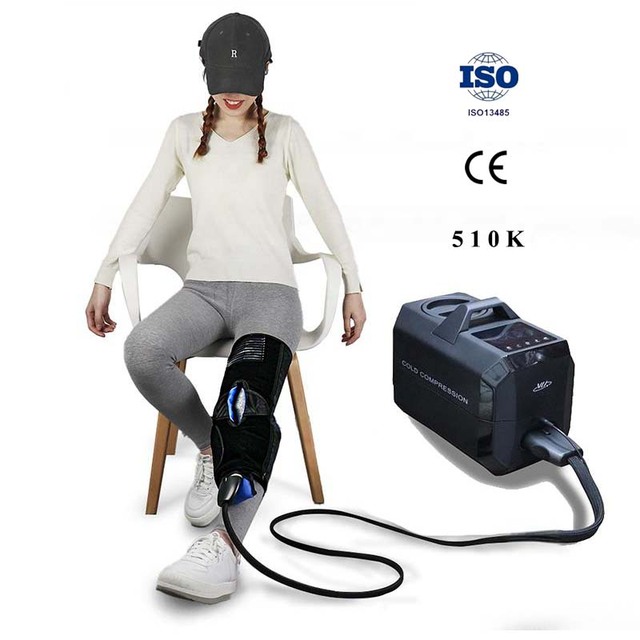 Hot Selling New Ice Cold Compression Therapy Machine Physiotherapy Equipment to Relieve Knee Pain & Sport Injury Recovery