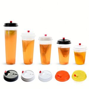 Vasos Desechables Transparentes de Plástico Ecológico de 90 mm para Café, Té de Burbujas, Boba, Helado, Pudín, Yogur, Postres, Bebidas Frías y Frutas - Product Image 1