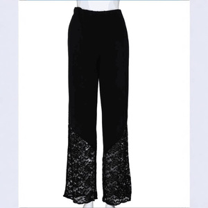 Plus Size <b>Women</b> Straight Casual Loose <b>Lounge</b> <b>Pants</b> Stretchy High Waist Breathable Summer Trousers for Curvy <b>Women</b> - Product Image 6