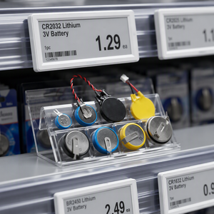 Batterie per etichette elettroniche da scaffale per supermercati di varie <span class=keywords><strong>dimensioni</strong></span>, personalizzabili in fabbrica, CR2450 e CR2477 - Product Image 1