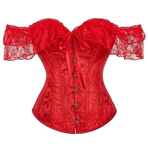 2022 Shapewear Lingerie Sexy Korset femmes Steampunk gothique victorien Corset haut dentelle taille formateur <span class=keywords><strong>Bustier</strong></span> grande taille - Product Image 6