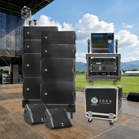 Système de sonorisation Line Array passif double 10 pouces LS3(4+4+2) Série LA 700W/500W XLR/Speakon Garantie 3 ans Boîtier en bois Montage polyvalent