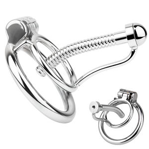 Baru FRRK kandang kesucian pria dengan Removable uretra Dilator, Chastity Cage Chastity sabuk Invisible keselamatan cincin mainan seks untuk pria - Product Image 1